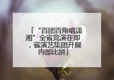 “百团百角唱潇湘”全省竞演在即，省演艺集团开展内部比拼