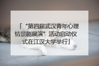 “第四届武汉青年心理情景剧展演”活动启动仪式在江汉大学举行