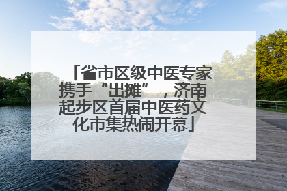 省市区级中医专家携手“出摊”，济南起步区首届中医药文化市集热闹开幕