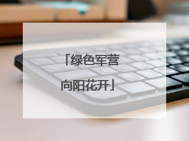 绿色军营 向阳花开
