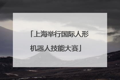 上海举行国际人形机器人技能大赛