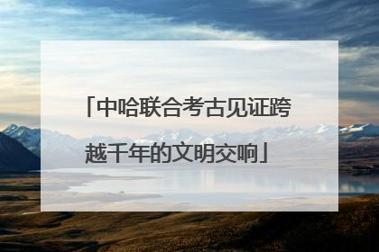 中哈联合考古见证跨越千年的文明交响