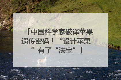 中国科学家破译苹果遗传密码！“设计苹果”有了“法宝”