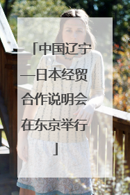 中国辽宁—日本经贸合作说明会在东京举行