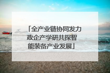全产业链协同发力 政企产学研共探智能装备产业发展