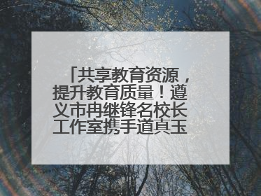 共享教育资源，提升教育质量！遵义市冉继锋名校长工作室携手道真玉溪小学主题研修出新出彩