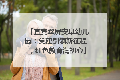 宜宾翠屏安阜幼儿园：党建引领新征程，红色教育润初心