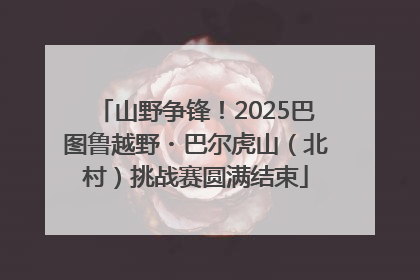 山野争锋！2025巴图鲁越野・巴尔虎山（北村）挑战赛圆满结束