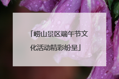 崂山景区端午节文化活动精彩纷呈
