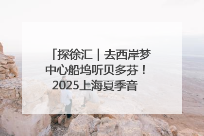 探徐汇｜去西岸梦中心船坞听贝多芬！2025上海夏季音乐节公布节目阵容