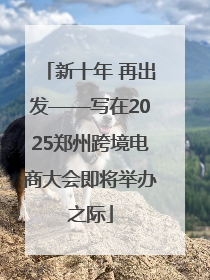 新十年 再出发——写在2025郑州跨境电商大会即将举办之际
