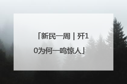 新民一周｜歼10为何一鸣惊人