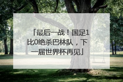 最后一战！国足1比0绝杀巴林队，下一届世界杯再见