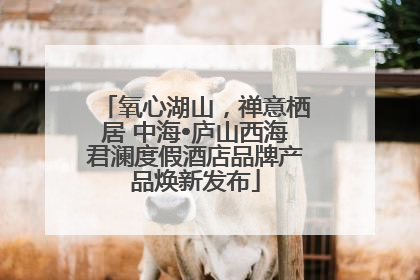 氧心湖山，禅意栖居 中海•庐山西海君澜度假酒店品牌产品焕新发布