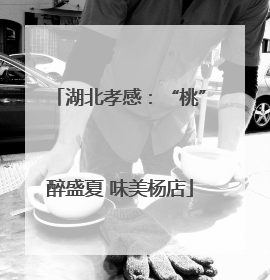湖北孝感：“桃”醉盛夏 味美杨店