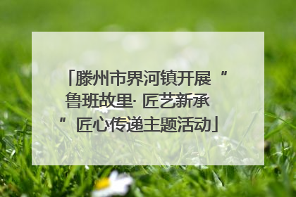 滕州市界河镇开展“鲁班故里· 匠艺新承”匠心传递主题活动