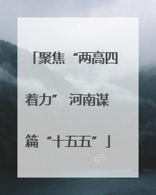 聚焦“两高四着力” 河南谋篇“十五五”