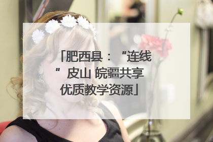 肥西县：“连线”皮山 皖疆共享优质教学资源