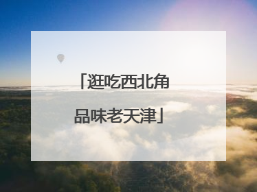 逛吃西北角 品味老天津