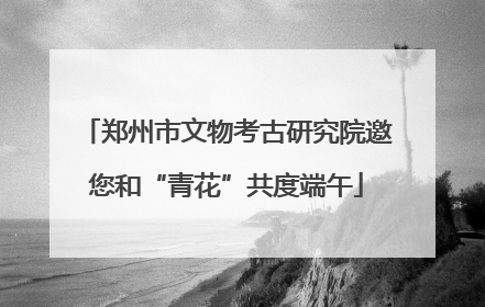 郑州市文物考古研究院邀您和“青花”共度端午