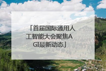 首届国际通用人工智能大会聚焦AGI最新动态