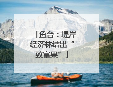 鱼台：堤岸经济林结出“致富果”