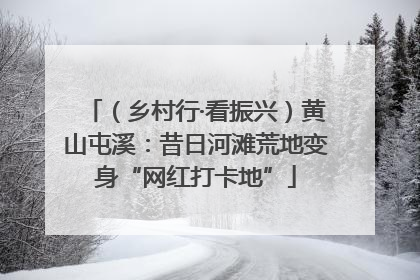 （乡村行·看振兴）黄山屯溪：昔日河滩荒地变身“网红打卡地”
