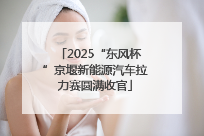 2025“东风杯”京堰新能源汽车拉力赛圆满收官