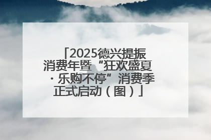 2025德兴提振消费年暨“狂欢盛夏・乐购不停”消费季正式启动（图）