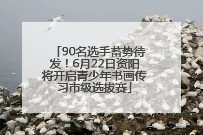 90名选手蓄势待发！6月22日资阳将开启青少年书画传习市级选拔赛