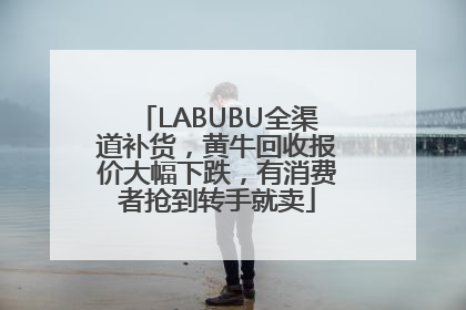 LABUBU全渠道补货，黄牛回收报价大幅下跌，有消费者抢到转手就卖
